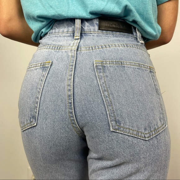 NWT BLCK DENIM High Waist wedgie fit Jeans - Picture 2 of 9